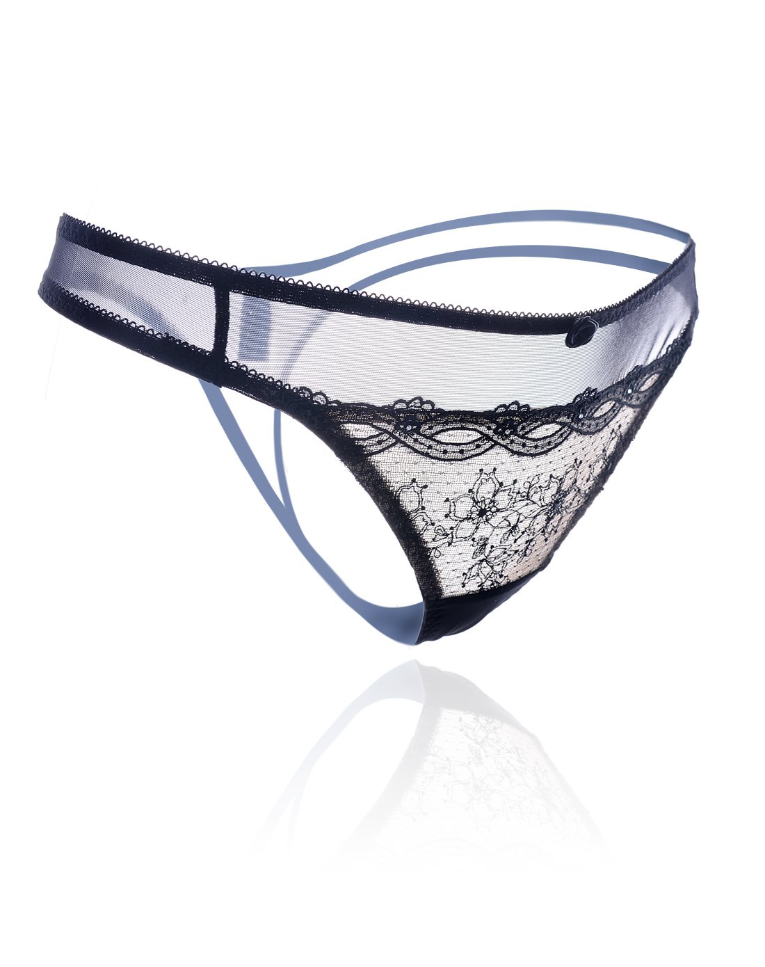 名门闺秀透视镂空性感蕾丝低腰情趣t字裤/丁字裤