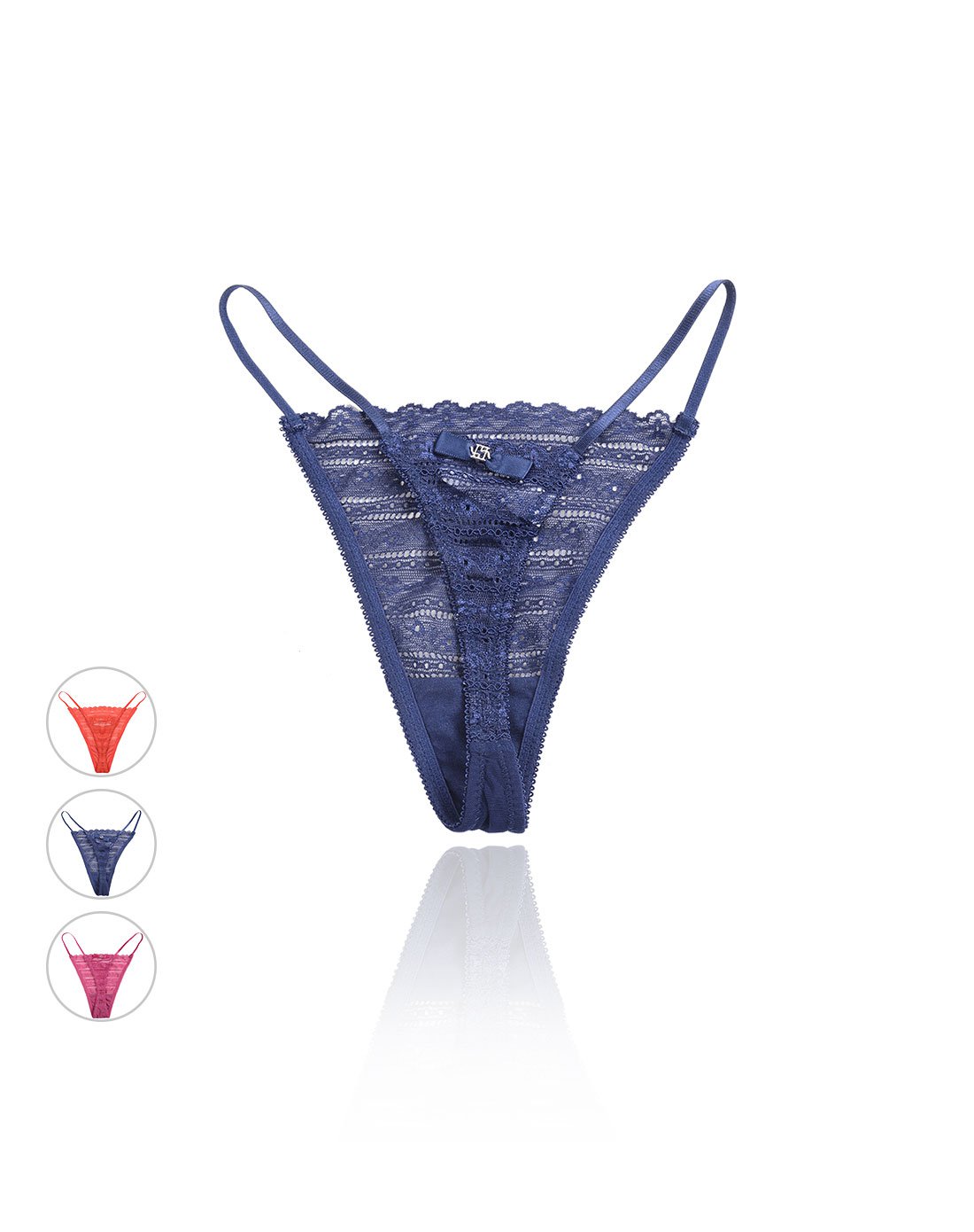 【三条装】性感蕾丝低腰情趣t字裤/丁字裤女士内裤