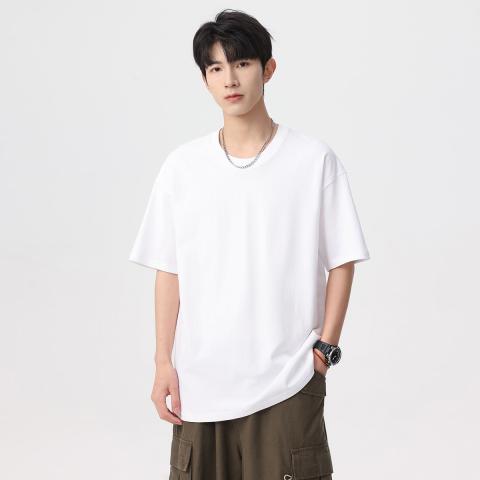 班尼路 【100%棉】热销T恤青少年日常休闲宽松打底上衣潮流运动短袖 图片 4