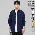 班尼路 男款衬衫春秋上衣爆款时尚潮流简约宽松舒适百搭休闲上衣长袖衬衫