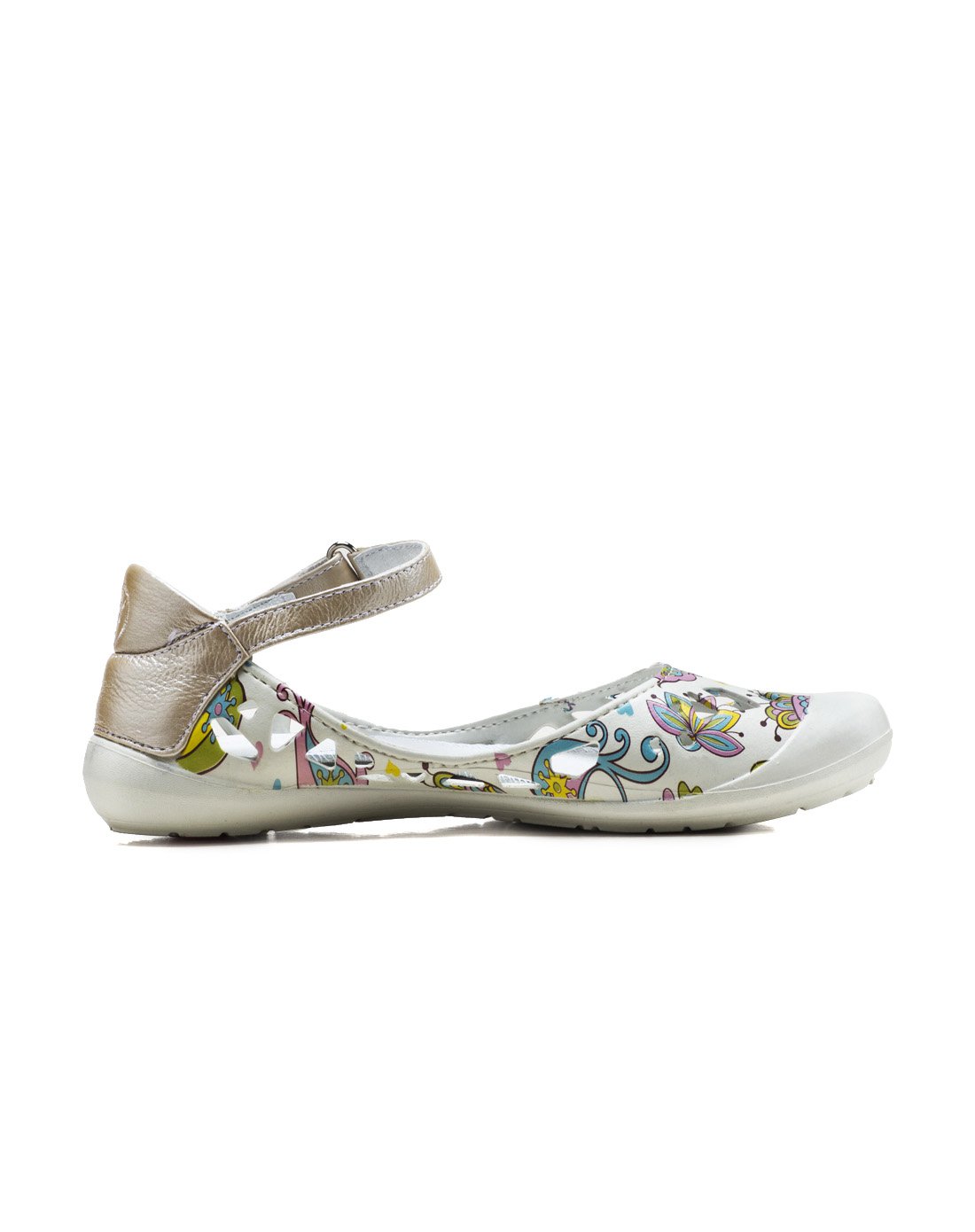 女款水转印户外休闲透气沙滩凉鞋白色/粉红色