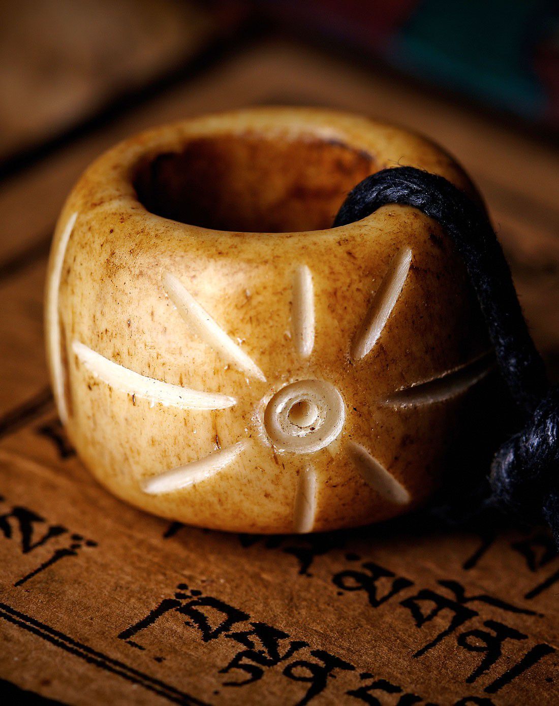 骨圈项链原始部落手工制作