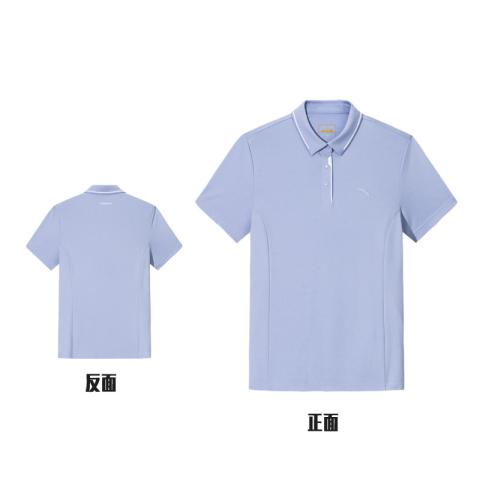 安踏 冰丝polo丨短袖polo衫女士夏季透气凉感正肩商务休闲t恤 图片 12
