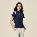 安踏 冰丝polo衫简约翻领短袖女装夏季休闲跑步羽毛球网球运动T恤 图片 7