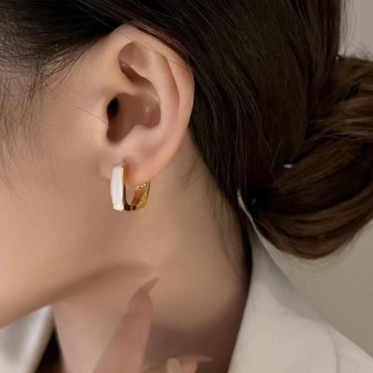 盈满堂 秋冬法式首饰潮耳钉轻奢高级感耳环小众设计百搭饰品女士送礼物