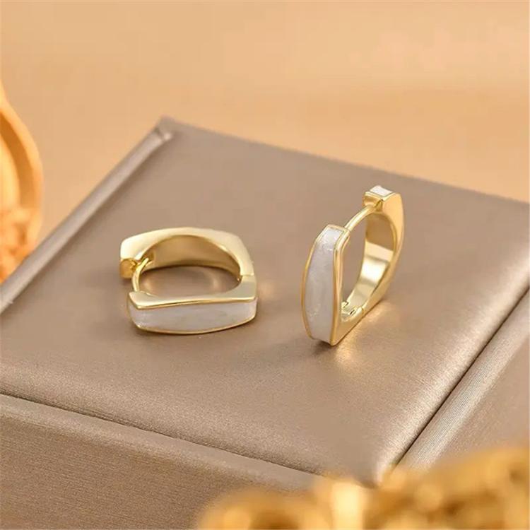 盈满堂 秋冬法式首饰潮耳钉轻奢高级感耳环小众设计百搭饰品女士送礼物