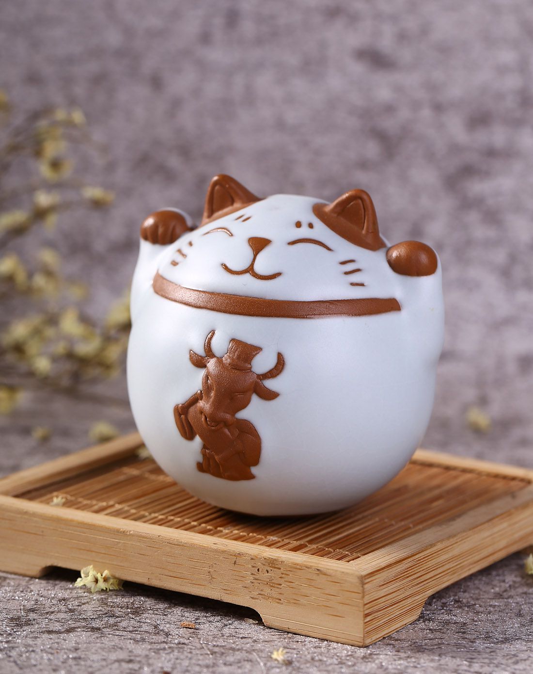 清仓 茶宠不倒翁(生肖-牛)