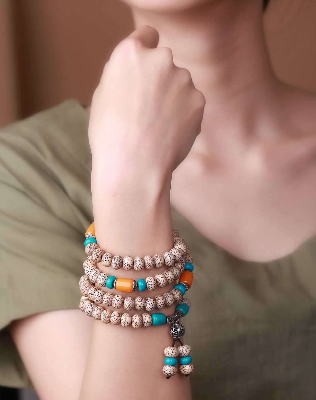 太阳之爱 清心安神星月菩提念珠