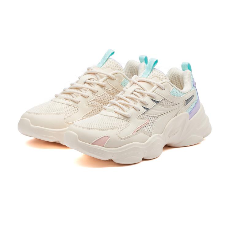 361° 【云翎】秋季舒适女运动休闲跑步鞋轻便减震软弹女百搭复古老爹鞋