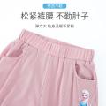 迪士尼 儿童裤子春夏女童休闲舒适百搭阔腿裤儿童长裤直筒裤 图片 4