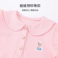 迪士尼 女童连衣裙学院风夏款儿童裙气质Polo领学院风连衣裙 图片 10