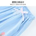迪士尼 【轻薄阔腿】儿童裤子女童夏季直筒裤朱迪兔中大童休闲裤 图片 5