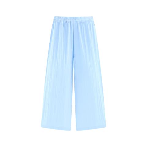 迪士尼 【轻薄阔腿】儿童裤子女童夏季直筒裤朱迪兔中大童休闲裤 图片 7