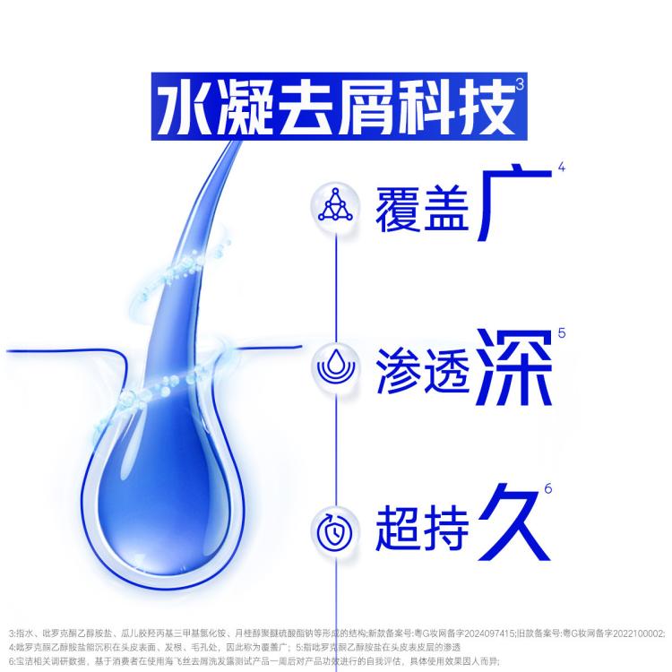 海飞丝 控油去屑多香型组合装洗发水露防断清洁保湿持久留香洗头膏