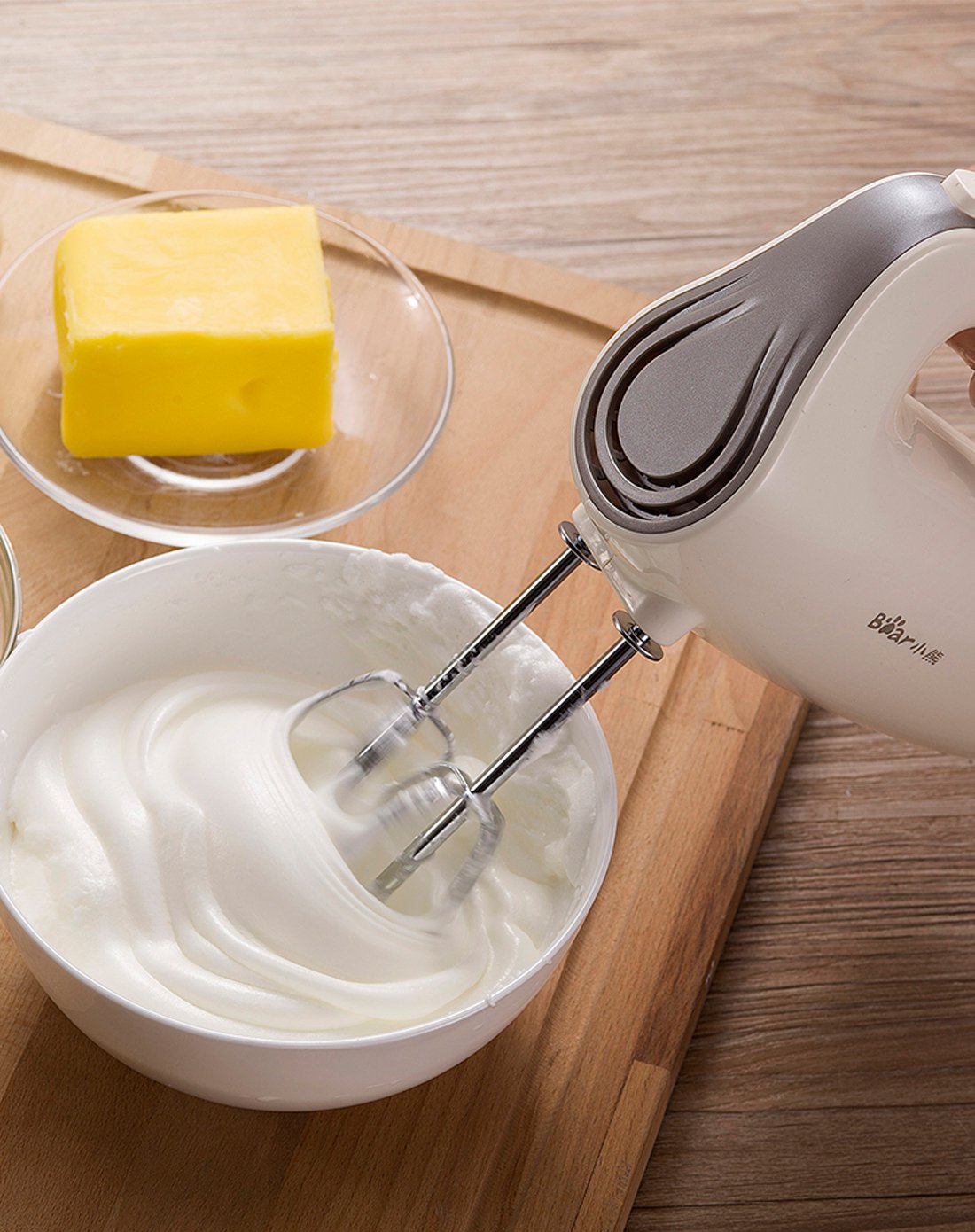 小熊ddq-b02f1家用电动打蛋器手持打奶油机烘焙搅拌机器