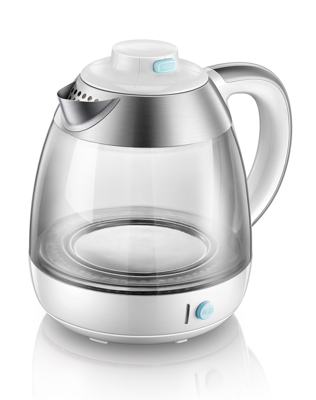 小熊zdh-a15r1玻璃电热水壶煮茶快壶 家用自动烧水壶开水壶保温电水壶