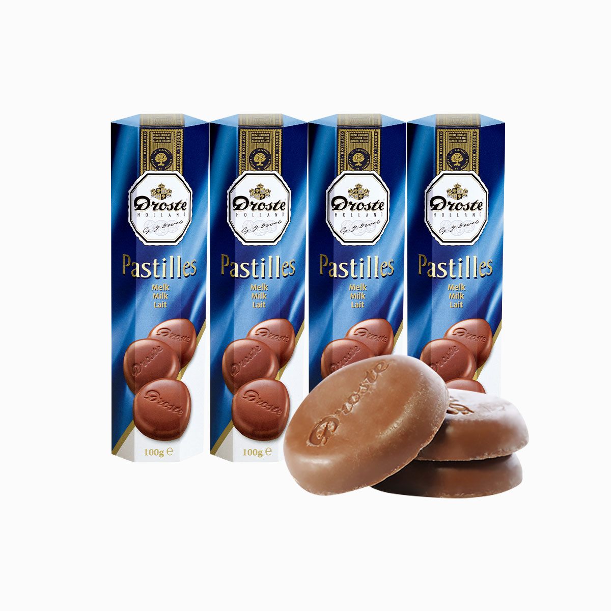 荷兰进口多利是牛奶条装巧克力100g*4条