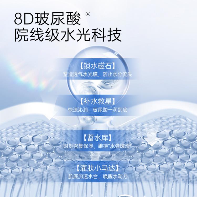 优理氏 【爆款推荐】8D玻尿酸面膜补水提亮嫩肤保湿深层补水蚕丝面膜