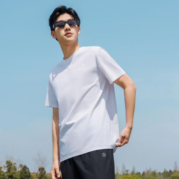 【24年新款】夏季纯色简约时尚百搭短袖T恤舒适干练短袖男