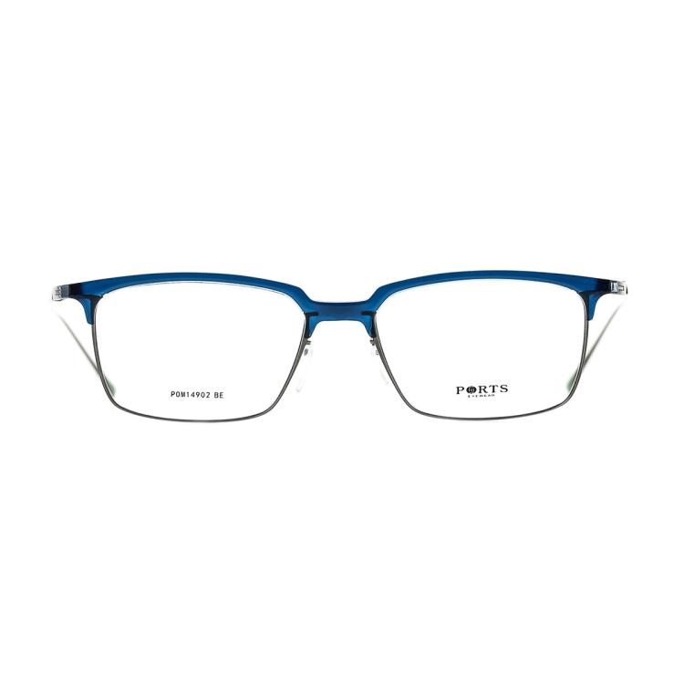 PORTS 1961 PORTS 宝姿PORTS眼镜男款光学架经典商务方框TR眼镜架POM14902