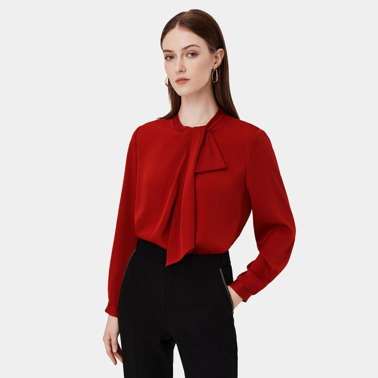 PORTS 1961 PORTS 宝姿女装秋季时尚气质舒适百搭长袖衬衫