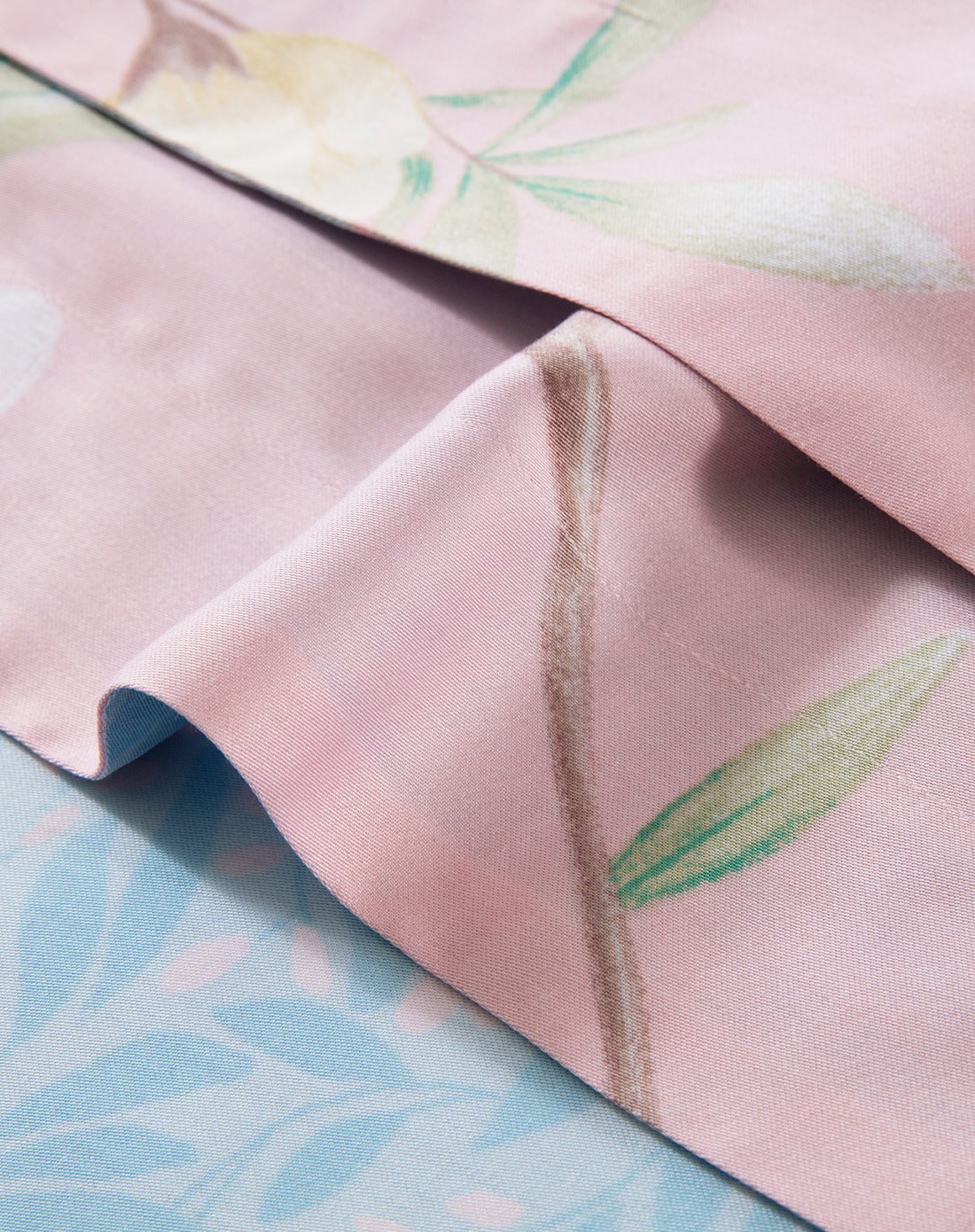 lovo天丝竹纤维四件套晴窗花事