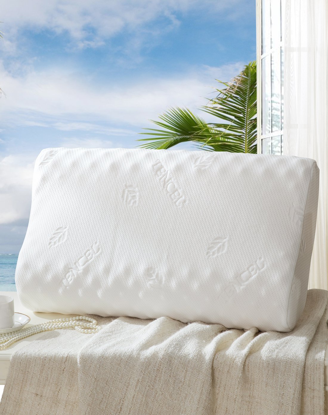 尚玛可泰国进口按摩乳胶枕罗莱生活出品罗莱生活出品枕头枕芯
