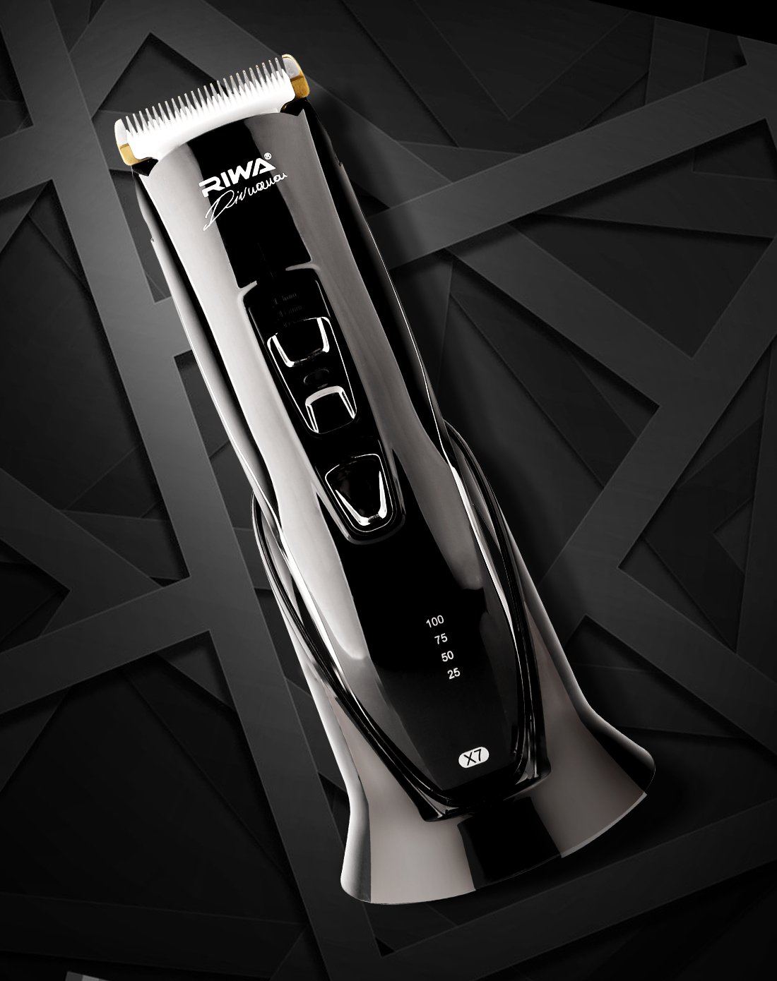 雷瓦x7 家庭全身水洗座充儿童成人电动剃头刀电推剪理发器