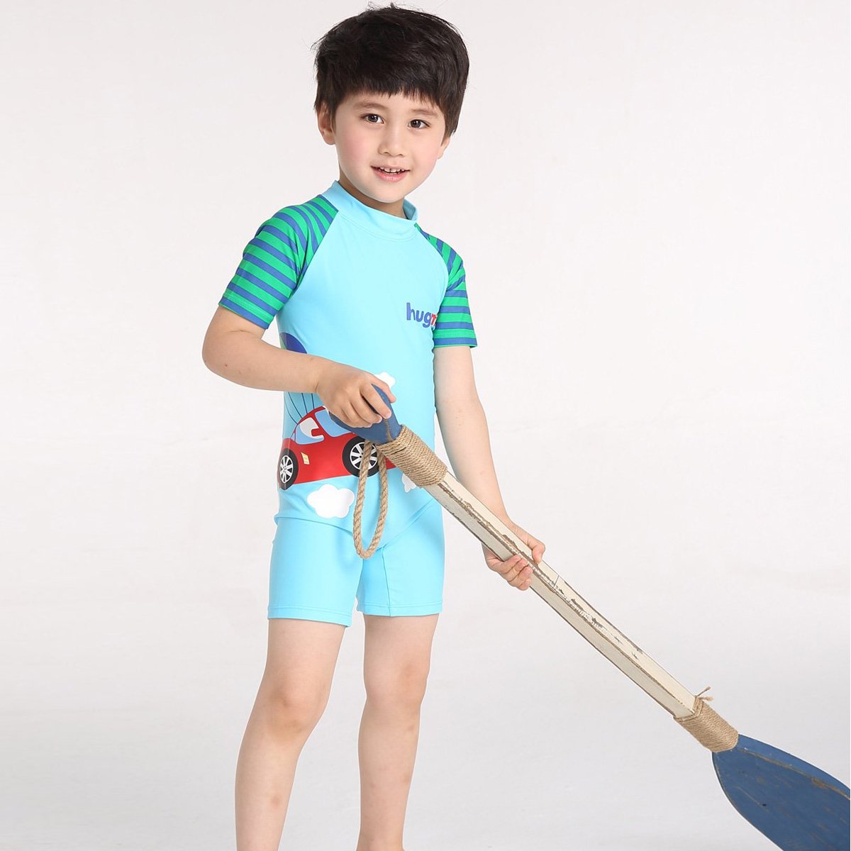 hugmii 哈格美 儿童连体泳衣男女童卡通动物泳装