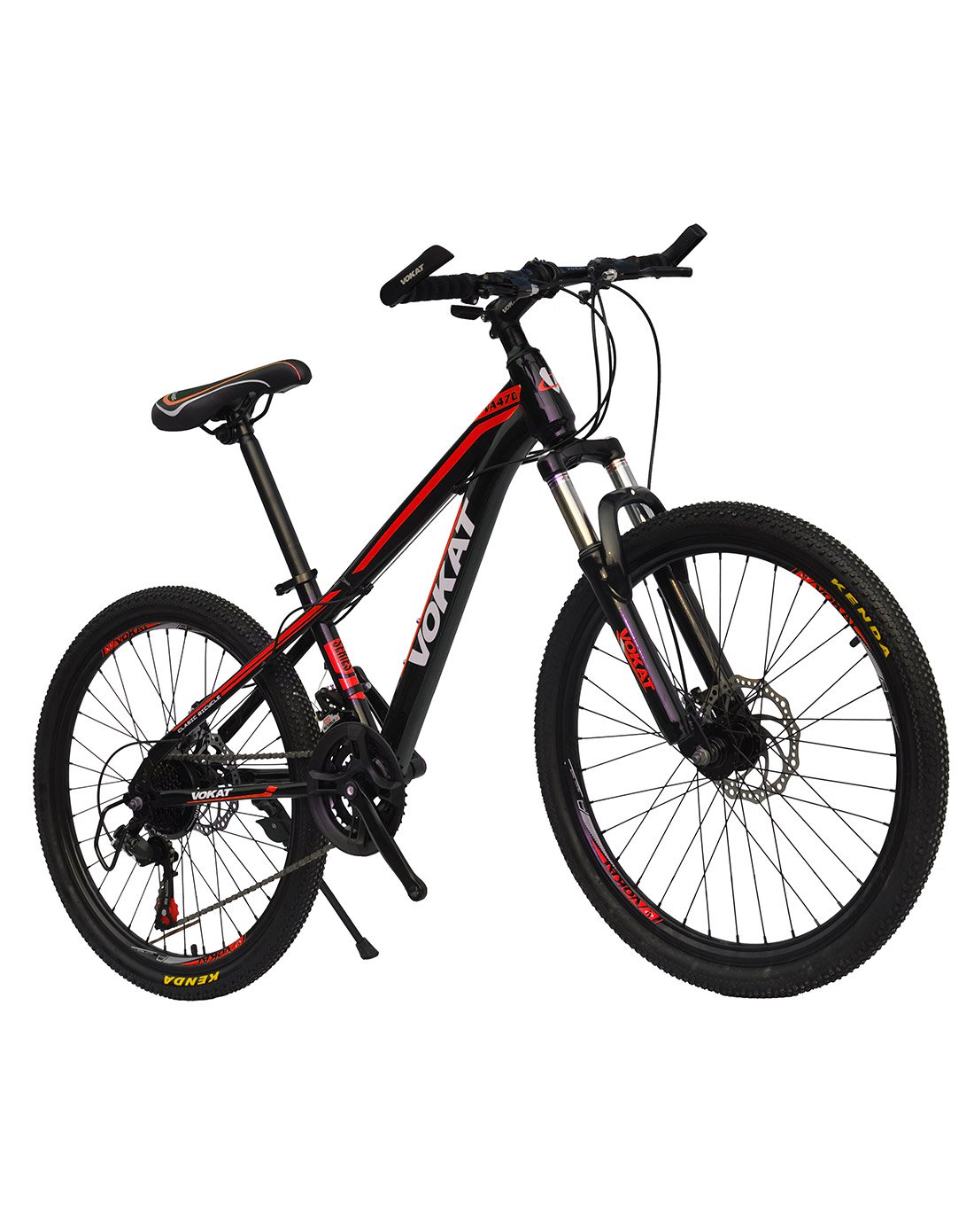 觉对feelright自行车专场直发货 vokat-高碳钢架前避震双碟刹21速24寸