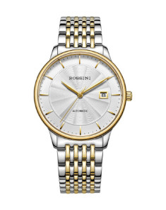 【专柜同款】罗西尼自动机械男士手表精钢透视后盖手表男表5715