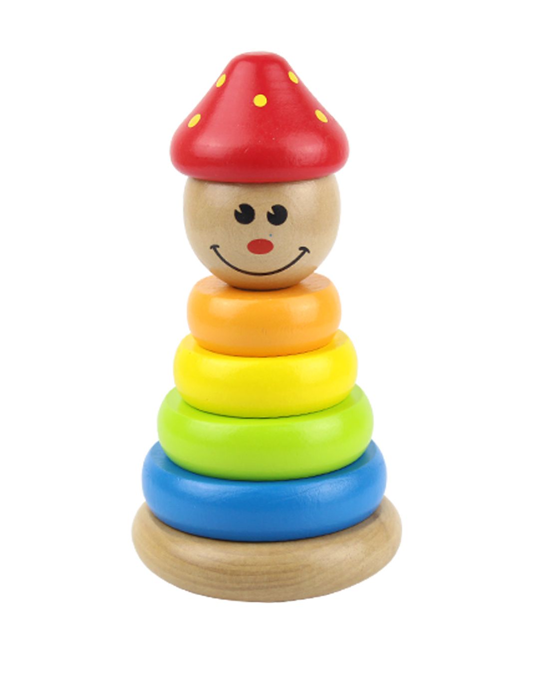 德国hape1岁 创意叠叠乐小丑堆塔e0400