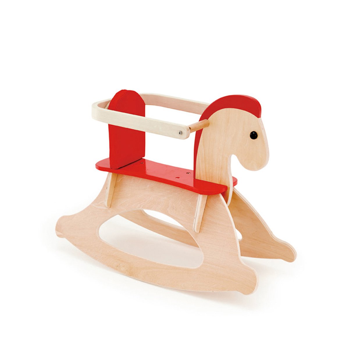 德国hape10月 儿童玩具摇摇木马 摇骑实木摇摇马e0100