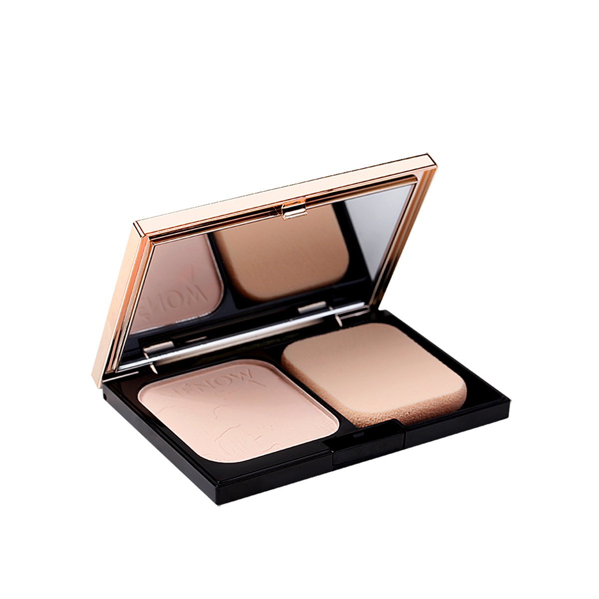 美诺menow巧克力丝滑雪纱粉饼 定妆粉饼 遮瑕 控油 持久定妆 干粉饼