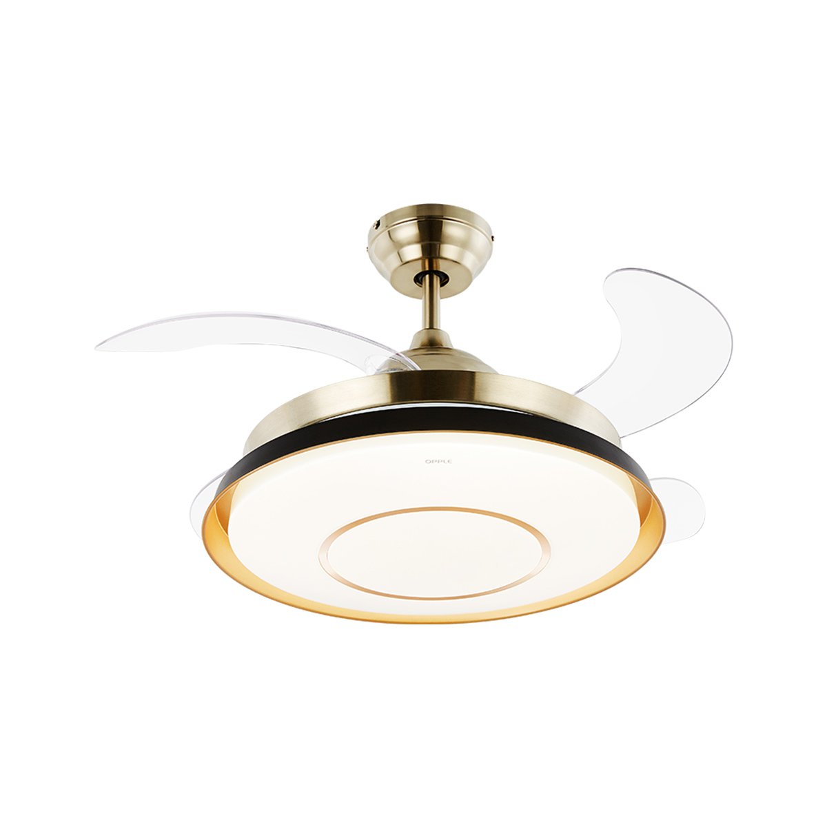 opple吊扇灯风扇灯客厅餐厅卧室简约带led风扇欧式吊灯