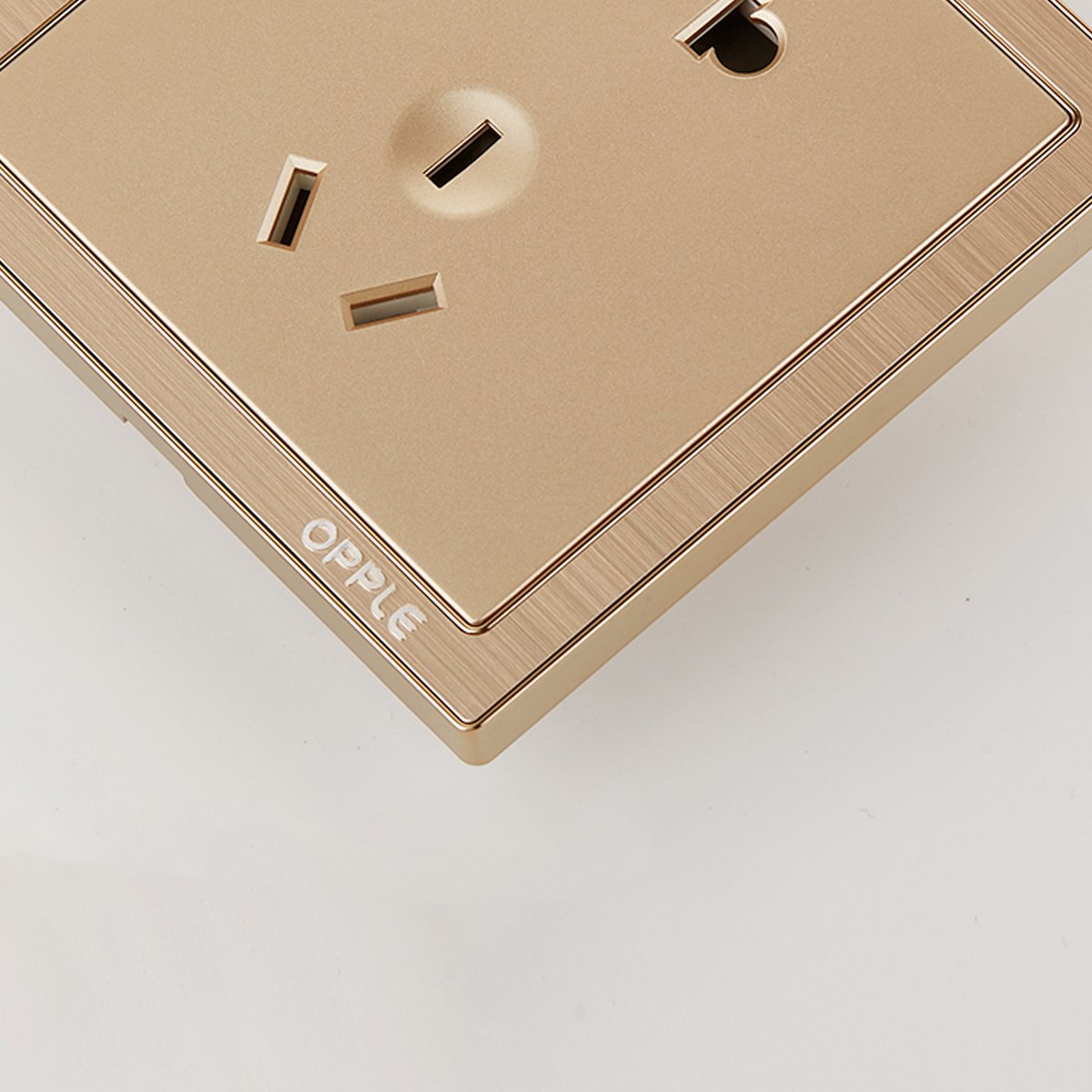 欧普照明opple开关插座家用86型5五孔二三插一开带16a墙壁空调插座