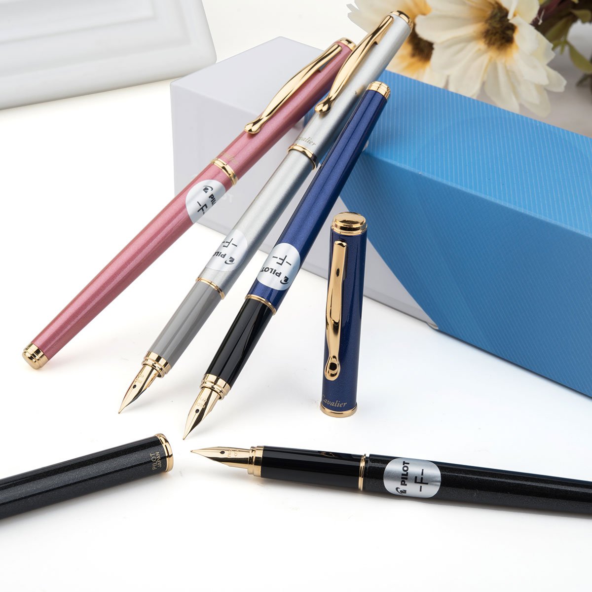 pilot百乐 卡佛里亚自来水笔f咀 黑