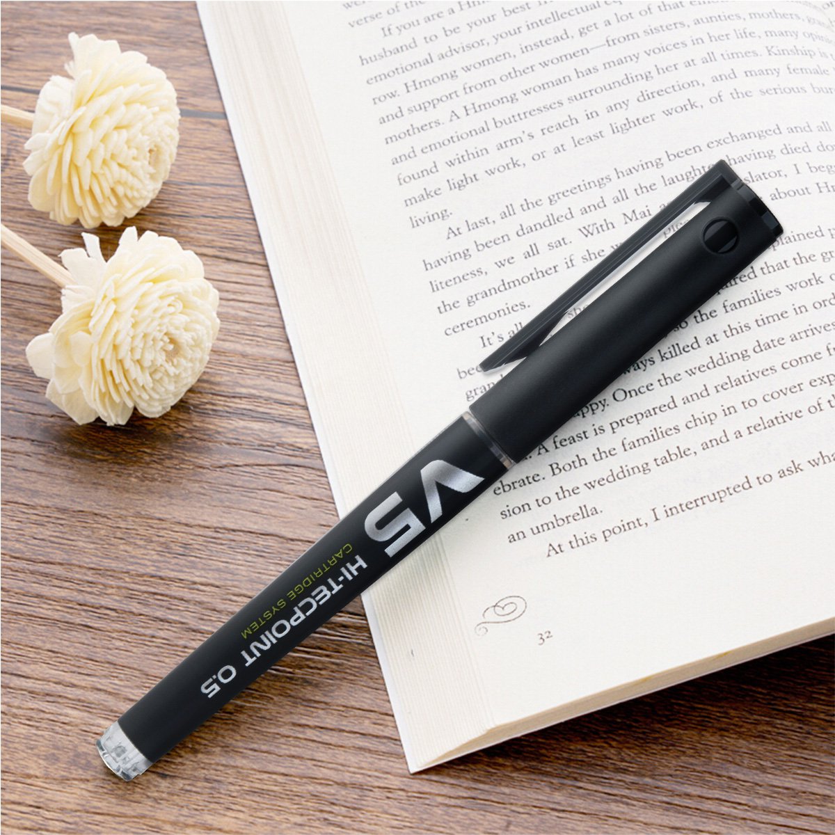 pilot百乐 v5威宝走珠笔黑(12支装)