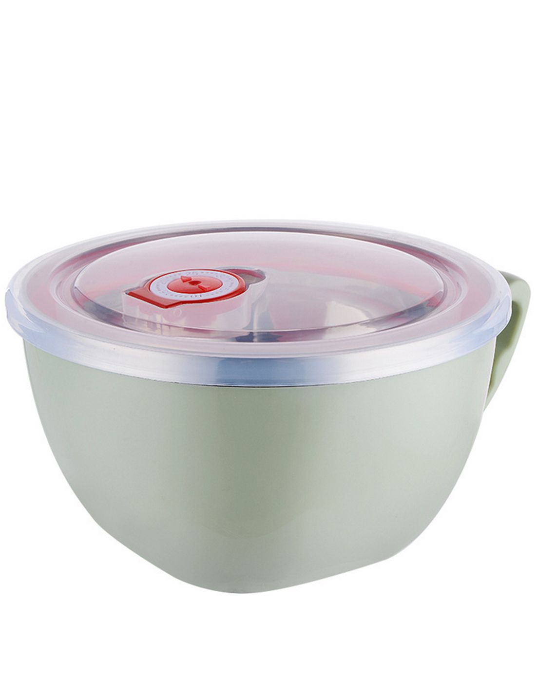 ofeis 304不锈钢泡面碗带盖汤碗-北欧粉