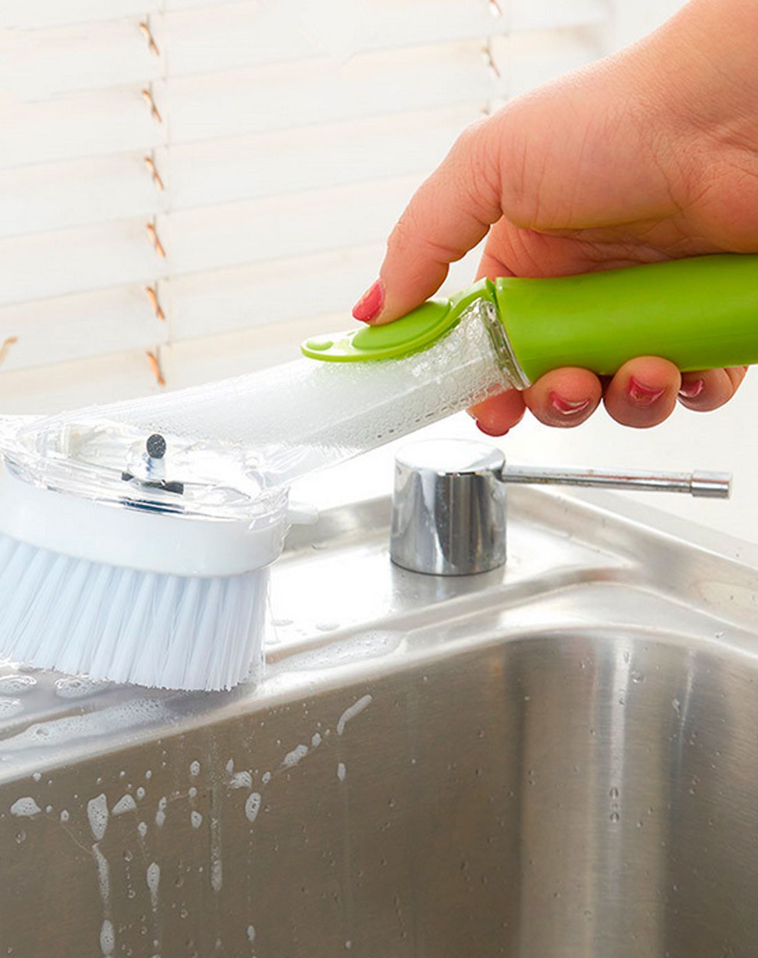 不沾油,可加洗洁精长柄锅刷厨房刷子洗碗刷2件套