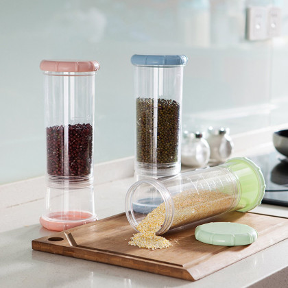 多功能摇一摇洗米器淘米器五谷储物罐米罐米桶