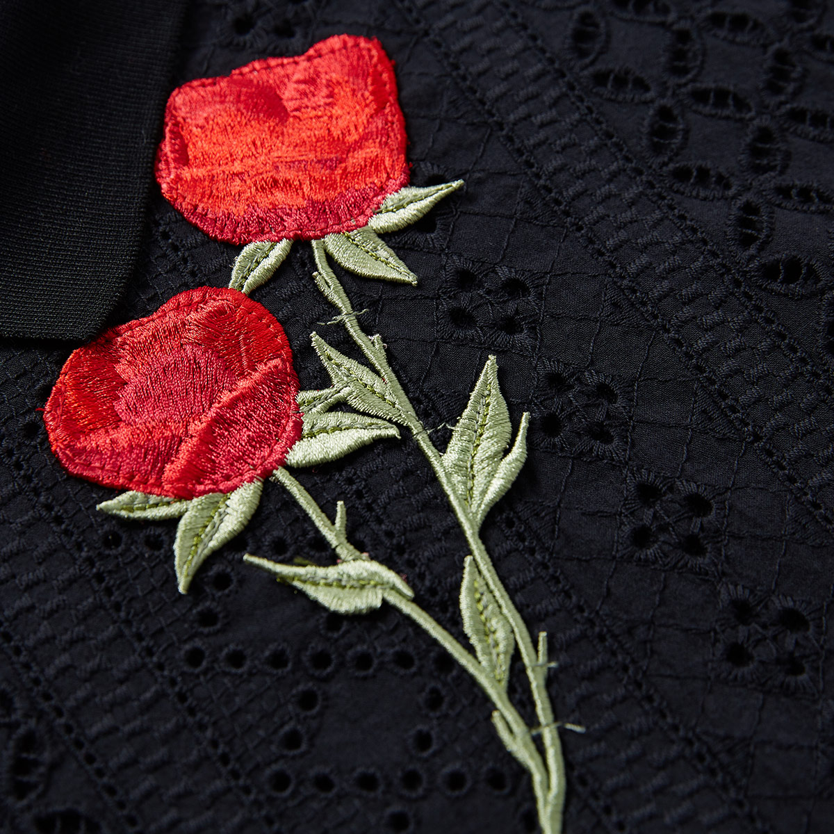 【夏季宽松纯棉上衣】孕妇装郁金香图案绣花衬衫翻领孕妇上衣