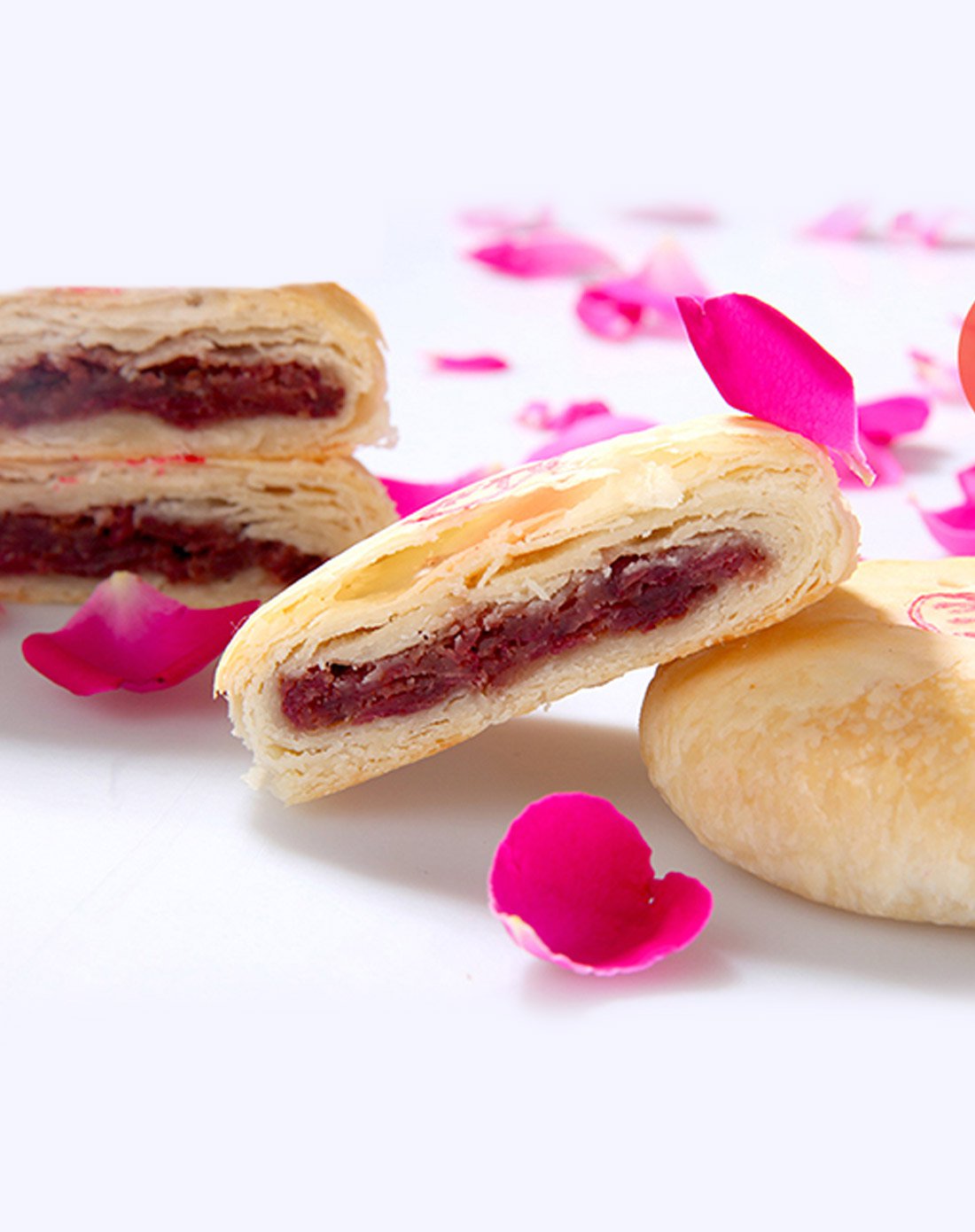 嘉华玫瑰饼 松仁玫瑰饼20枚家庭装