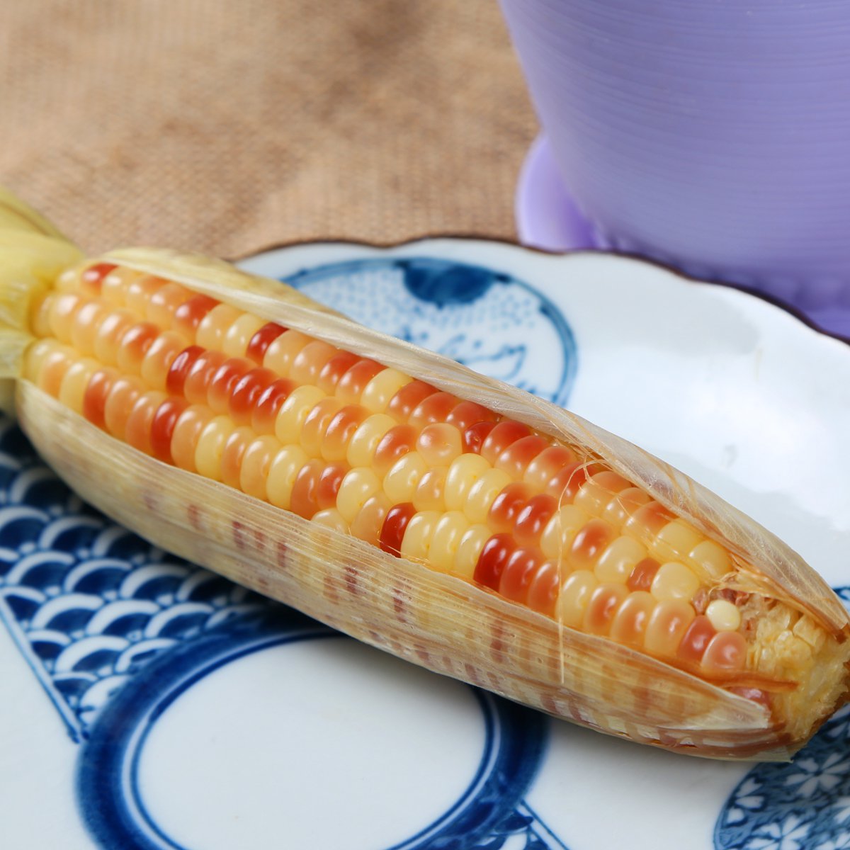 云南西双版纳小糯玉米10根 甜糯软糯玉米棒傣味包谷带皮花玉米