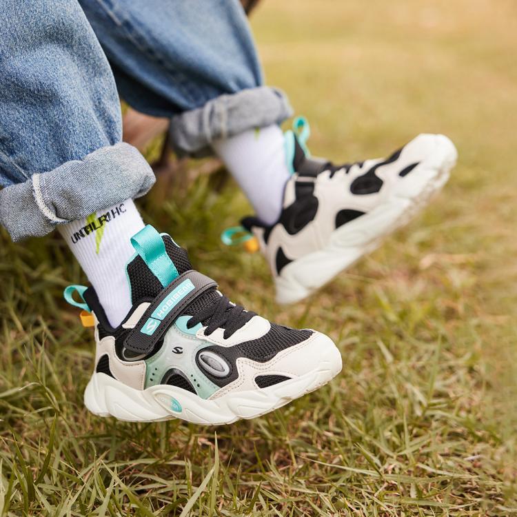 哈比熊 童鞋男童运动鞋春秋季中大童网面鞋韩版儿童鞋子透气休闲跑步鞋