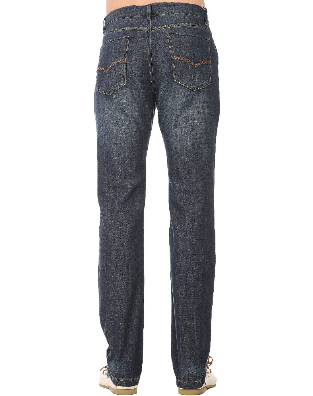 利奥纳多leonardo牛仔蓝时尚洗水百搭牛仔裤r62bk71099618_唯品会