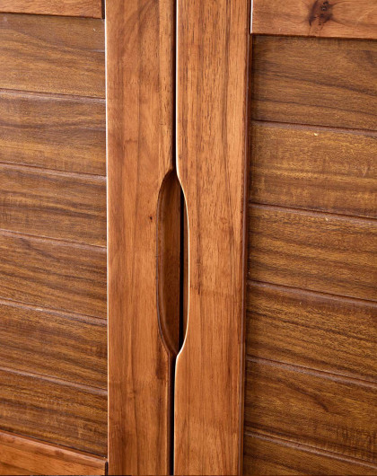 乌金木色风韵衣柜