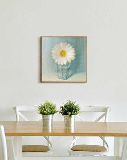 单幅 小雏菊 沙发背景装饰画客厅装饰画客厅壁画 卧室餐厅玄关装饰画
