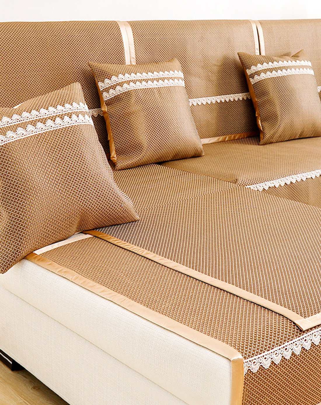 藤席 沙发垫夏季 冰丝凉席夏天沙发垫冰垫坐垫沙发凉席沙发巾