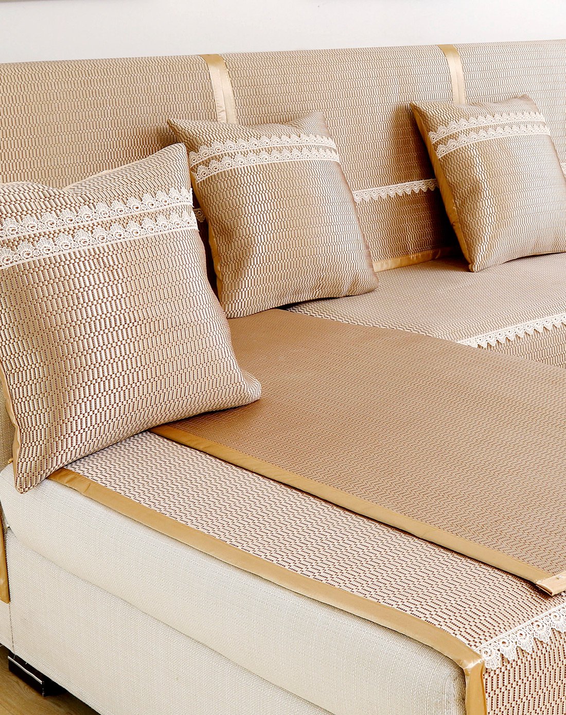 藤席 沙发垫夏季 冰丝凉席夏天沙发垫冰垫坐垫沙发凉席沙发巾